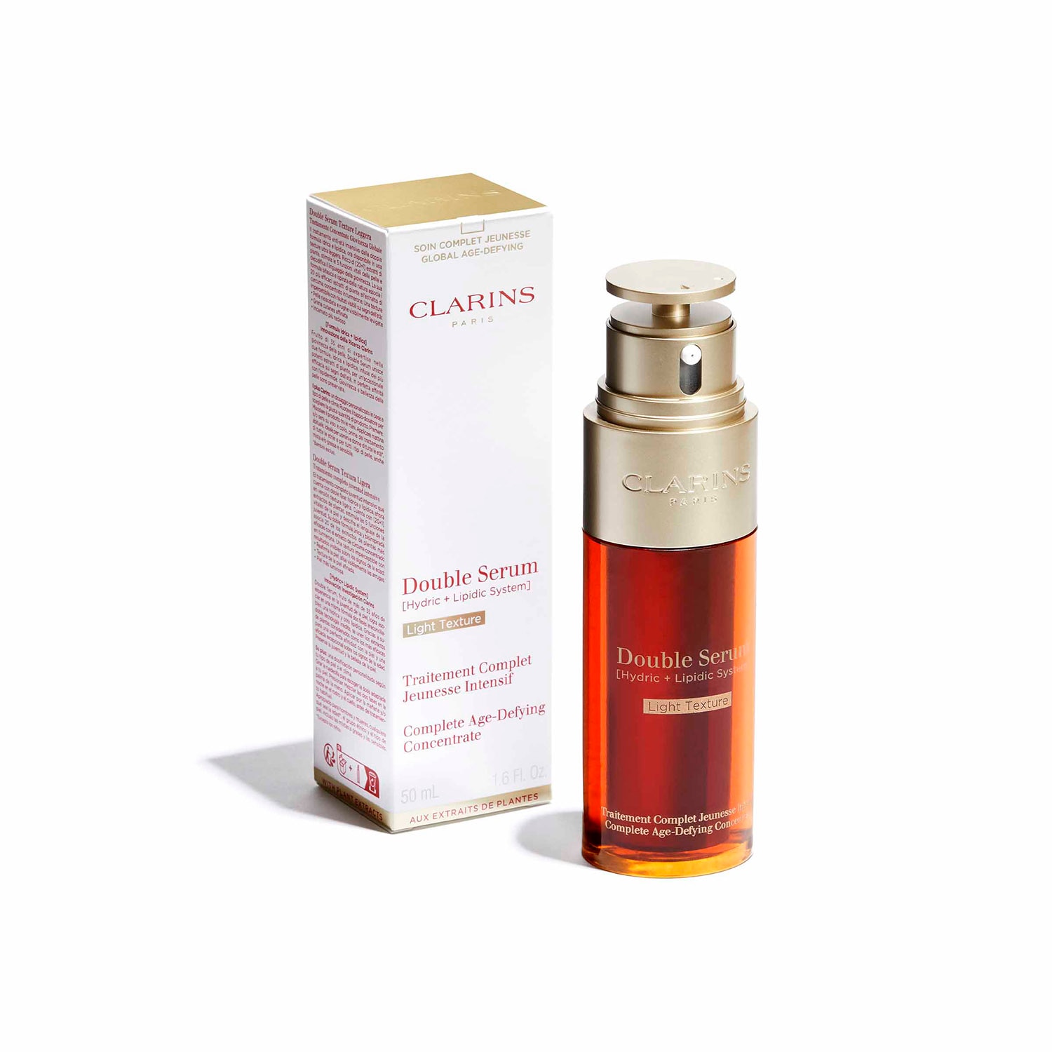 DOUBLE SERUM LIGHT TEXTURE (SUERO ANTI-EDAD INTENSIVO CON TEXTURA LIGERA PARA ROSTRO)